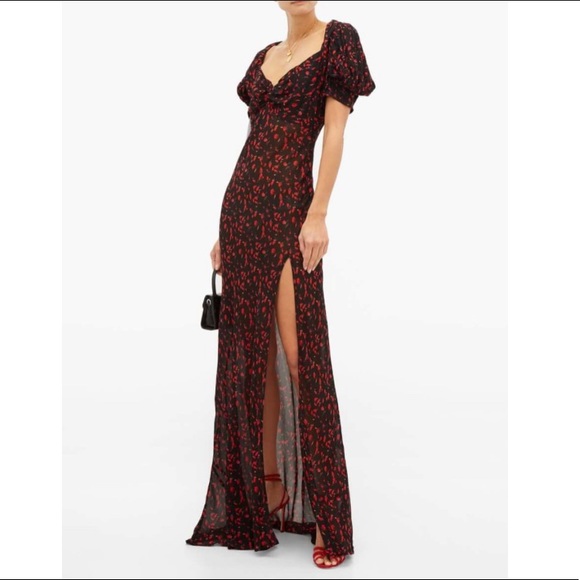 Rat & Boa Dresses & Skirts - Rat & Boa Magnolia Floral Print Georgette Maxi Dress